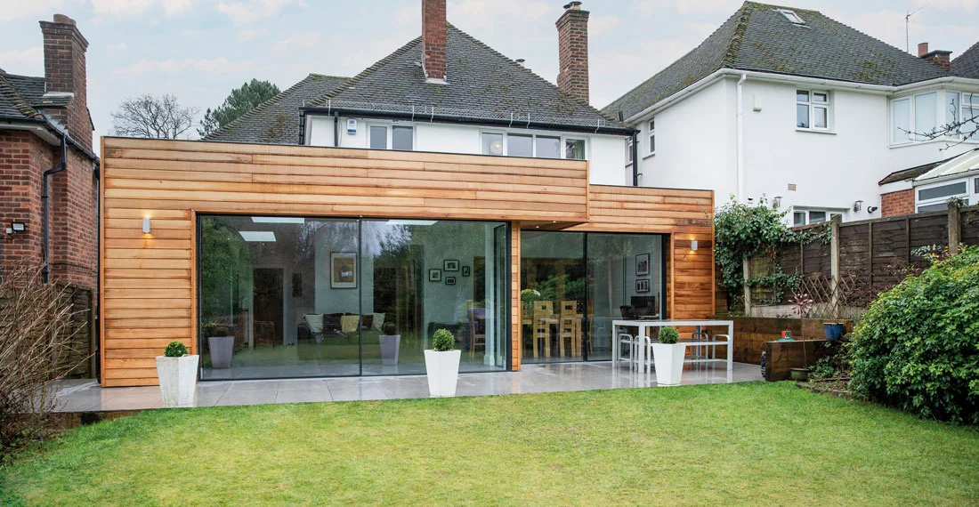 Kitchen, dining and family room extension